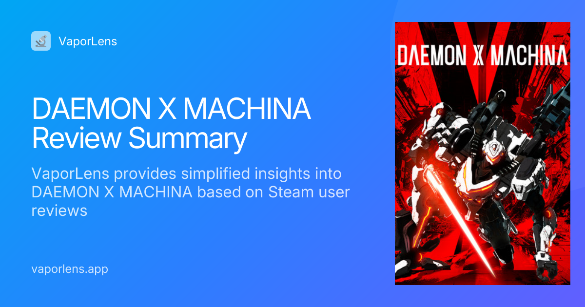DAEMON X MACHINA Review & Worth It Analysis | VaporLens
