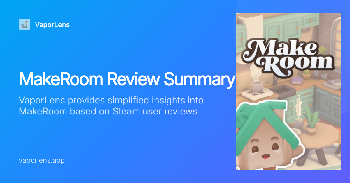 MakeRoom: 92% positive sentiment — worth it? | VaporLens