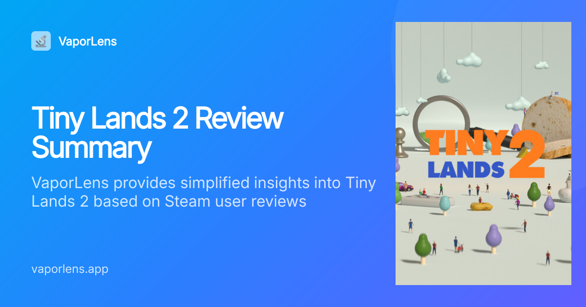 Tiny Lands 2 Review & Worth It Analysis | VaporLens