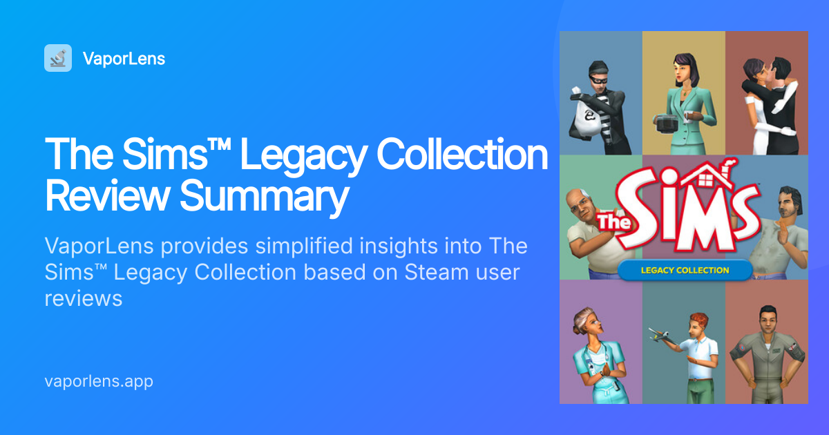 The Sims™ Legacy Collection Review Summary | VaporLens